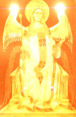 Der Thron des obersten Erzengels MI-CHA-EL in der 8. Dimensionsebene (wahrscheinlich symbolische Darstellung ?)