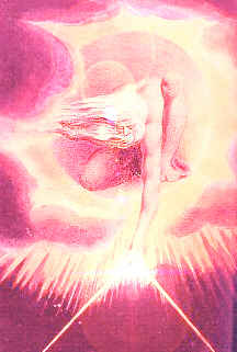 Gott ist entzrnt und entsendet seine Strahlen - (Bild wahrscheinlich entstanden aus Informations-Channelings bei Lichtmeditationen)